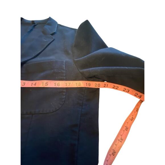 J Crew New York Blazer Sportcoat 99% Cotton, Men's Size 40 Navy Double Vent - Picture 10 of 16